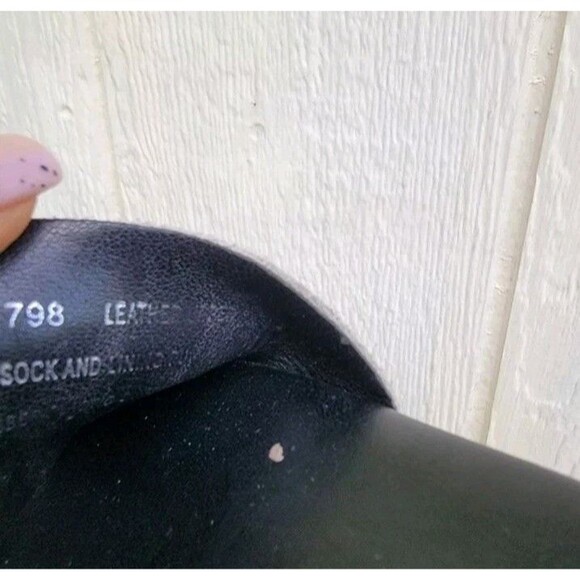 Steve Madden platform sandals wht/blk/tan wmns sz 8 - Picture 7 of 7